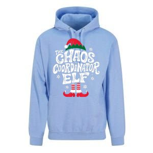 Christmas Chaos Coordinator Elf Xmas Pajama Gift Mom & Dad Unisex Surf Hoodie