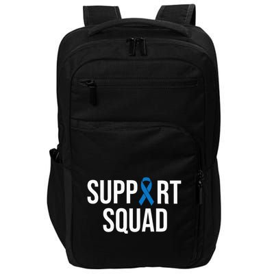 Colorectal Cancer Colon Cancer Blue Ribbon Impact Tech Backpack