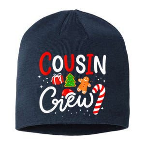 Christmas Cousin Crew Funny Santa Hat Light Sustainable Beanie