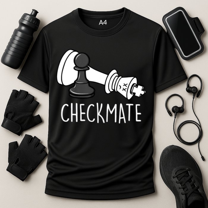 Chess Checkmate Chess Player King Pawn Graphic Performance Shirt