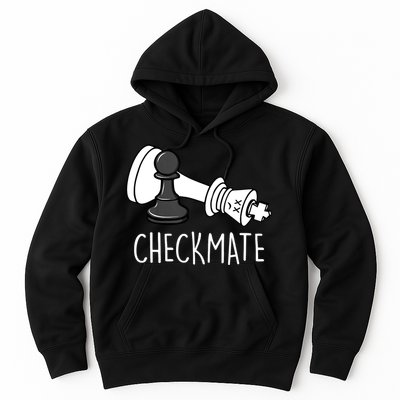 Chess Checkmate Chess Player King Pawn Graphic Hoodie