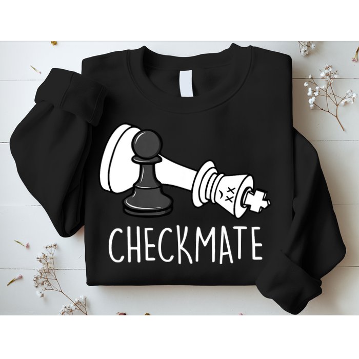 Chess Checkmate Chess Player King Pawn Graphic Sweatshirt