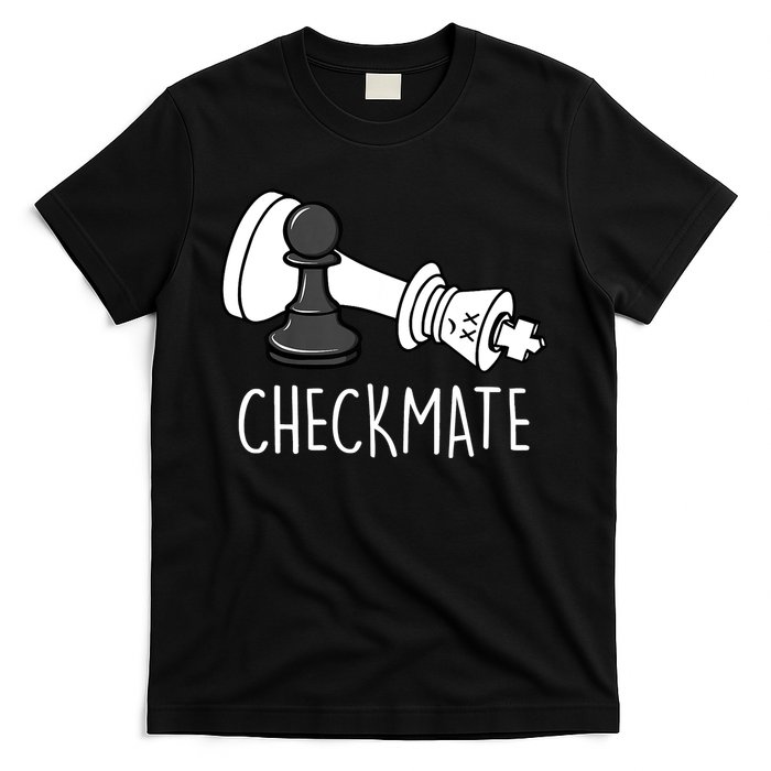 Chess Checkmate Chess Player King Pawn Graphic T-Shirt