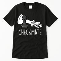 Chess Checkmate Chess Player King Pawn Graphic Tall T-Shirt