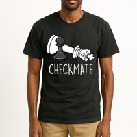 Chess Checkmate Chess Player King Pawn Graphic Tall T-Shirt