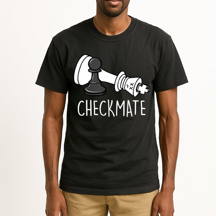 Chess Checkmate Chess Player King Pawn Graphic Tall T-Shirt