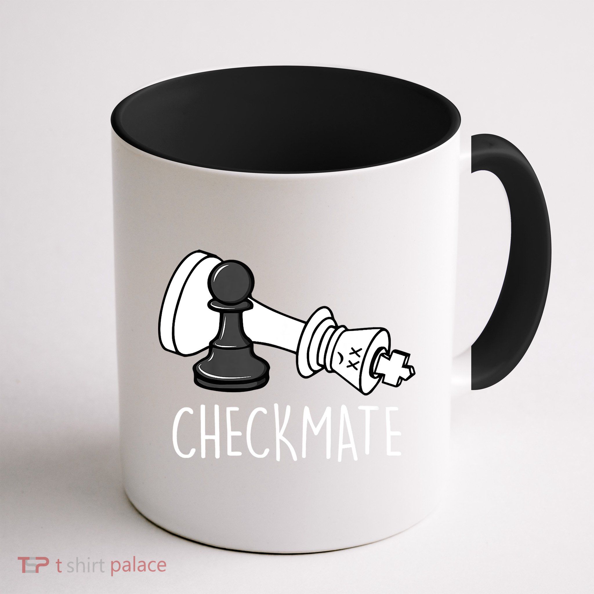 Chess Checkmate Chess Player King Pawn Graphic Mug