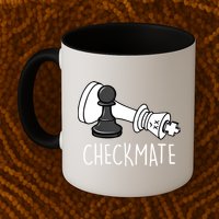 Chess Checkmate Chess Player King Pawn Graphic Mug