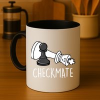 Chess Checkmate Chess Player King Pawn Graphic Mug