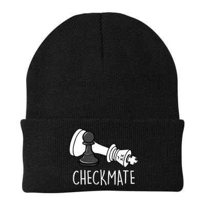 Chess Checkmate Chess Player King Pawn Graphic Beanie