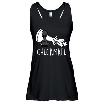 Chess Checkmate Chess Player King Pawn Graphic Ladies Essential Flowy Tank