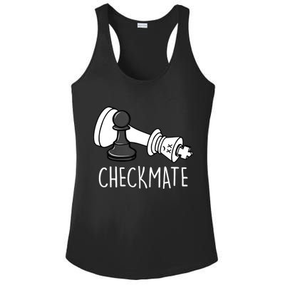 Chess Checkmate Chess Player King Pawn Graphic Ladies PosiCharge Competitor Racerback Tank
