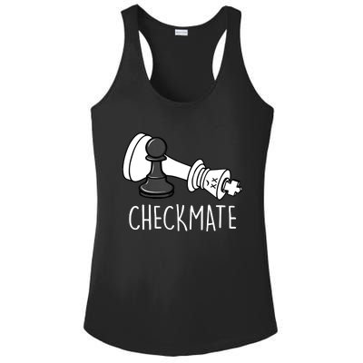 Chess Checkmate Chess Player King Pawn Graphic Ladies PosiCharge Competitor Racerback Tank