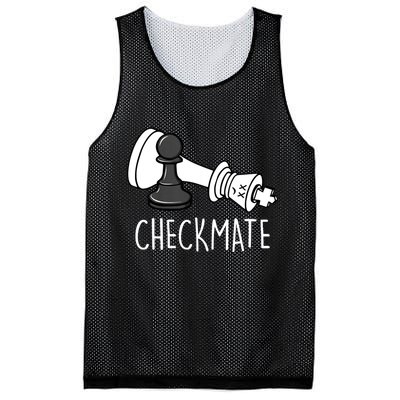 Chess Checkmate Chess Player King Pawn Graphic Mesh Reversible Basketball Jersey Tank