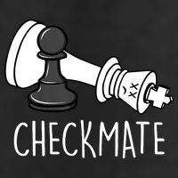 Chess Checkmate Chess Player King Pawn Graphic Large Microfiber Waffle Golf Towel