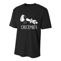 Chess Checkmate Chess Player King Pawn Graphic Youth Performance Sprint T-Shirt