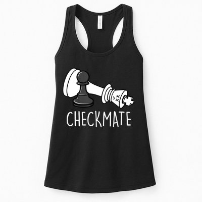 Chess Checkmate Chess Player King Pawn Graphic Womens Tank Top