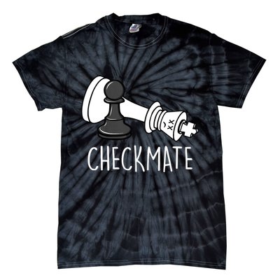 Chess Checkmate Chess Player King Pawn Graphic Tie-Dye T-Shirt