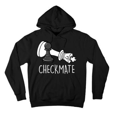 Chess Checkmate Chess Player King Pawn Graphic Tall Hoodie