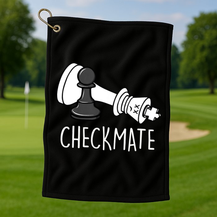 Chess Checkmate Chess Player King Pawn Graphic Golf Towel