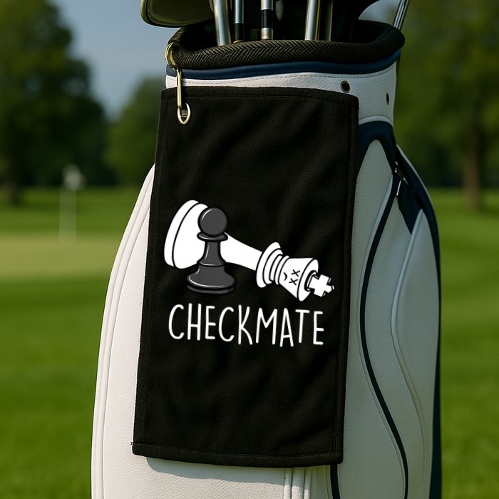 Chess Checkmate Chess Player King Pawn Graphic Golf Towel