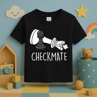 Chess Checkmate Chess Player King Pawn Graphic Toddler T-Shirt