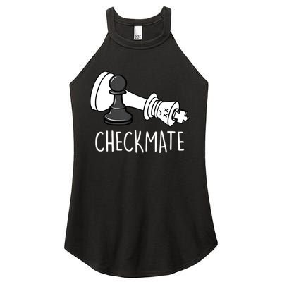 Chess Checkmate Chess Player King Pawn Graphic Women's Perfect Tri Rocker Tank