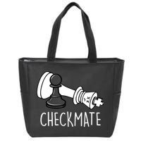 Chess Checkmate Chess Player King Pawn Graphic Zip Tote Bag