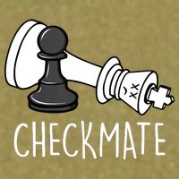 Chess Checkmate Chess Player King Pawn Graphic Garment-Dyed Women's Muscle Tee