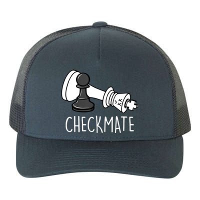 Chess Checkmate Chess Player King Pawn Graphic Yupoong Adult 5-Panel Trucker Hat