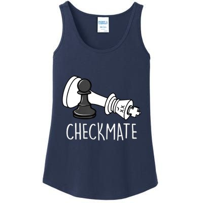 Chess Checkmate Chess Player King Pawn Graphic Ladies Essential Tank