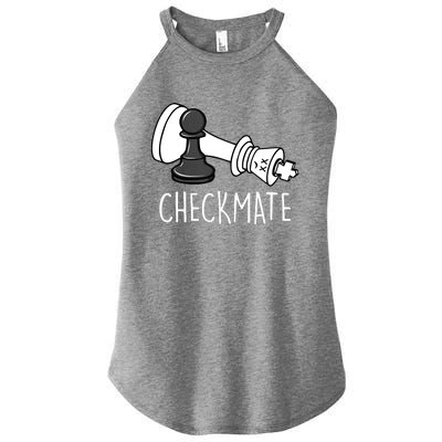 Chess Checkmate Chess Player King Pawn Graphic Women's Perfect Tri Rocker Tank