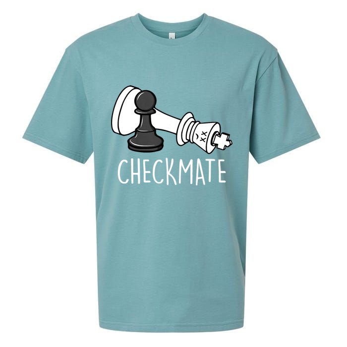 Chess Checkmate Chess Player King Pawn Graphic Sueded Cloud Jersey T-Shirt
