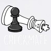 Chess Checkmate Chess Player King Pawn Graphic Garment-Dyed Sweatshirt