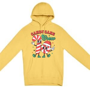 Candy Cane Crew Christmas Xmas Love Candy Premium Pullover Hoodie