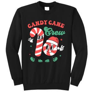 Candy Cane Crew Christmas Xmas Love Candy Tall Sweatshirt