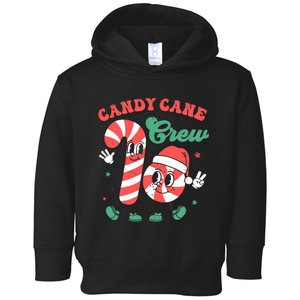 Candy Cane Crew Christmas Xmas Love Candy Toddler Hoodie