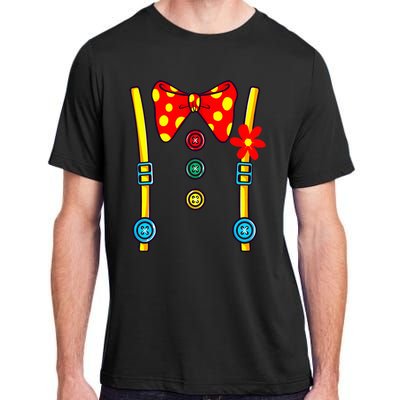 Clown Costume Circus Birthday Party Halloween Adult ChromaSoft Performance T-Shirt