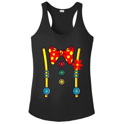 Clown Costume Circus Birthday Party Halloween Ladies PosiCharge Competitor Racerback Tank
