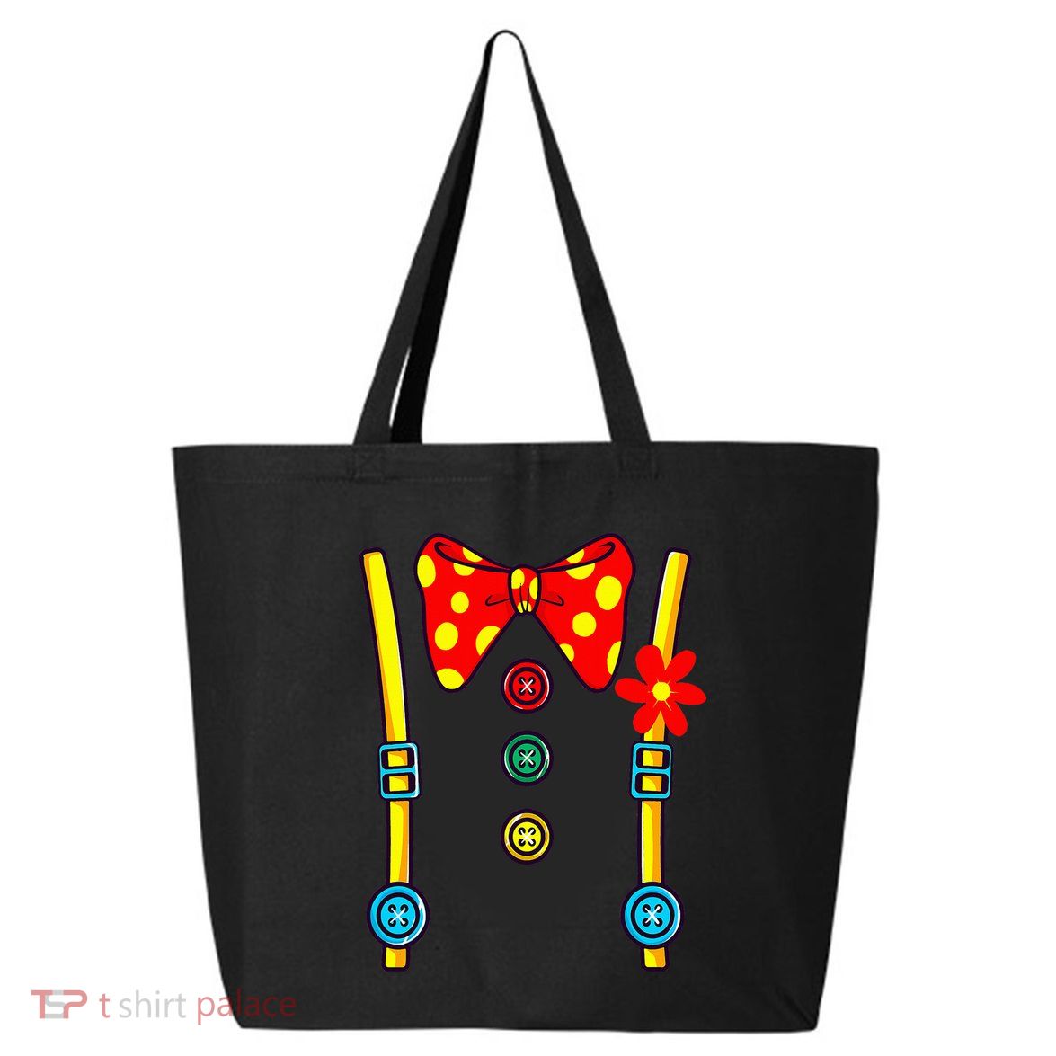 Clown Costume Circus Birthday Party Halloween 25L Jumbo Tote