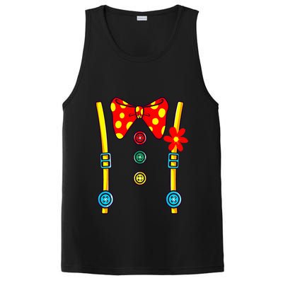 Clown Costume Circus Birthday Party Halloween PosiCharge Competitor Tank