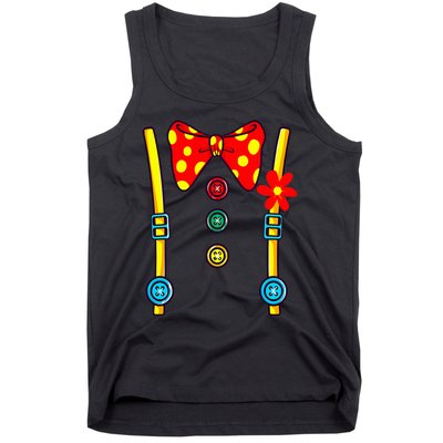 Clown Costume Circus Birthday Party Halloween Tank Top