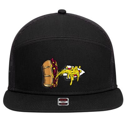 Cheesesteak Conference Champs 7 Panel Mesh Trucker Snapback Hat