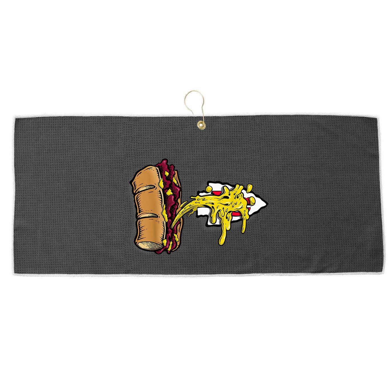 Cheesesteak Conference Champs Large Microfiber Waffle Golf Towel