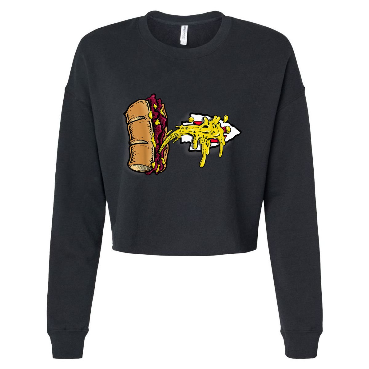 Cheesesteak Conference Champs Cropped Pullover Crew