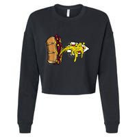 Cheesesteak Conference Champs Cropped Pullover Crew