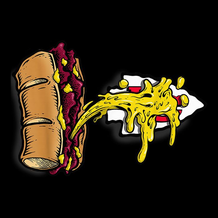 Cheesesteak Conference Champs Cropped Pullover Crew