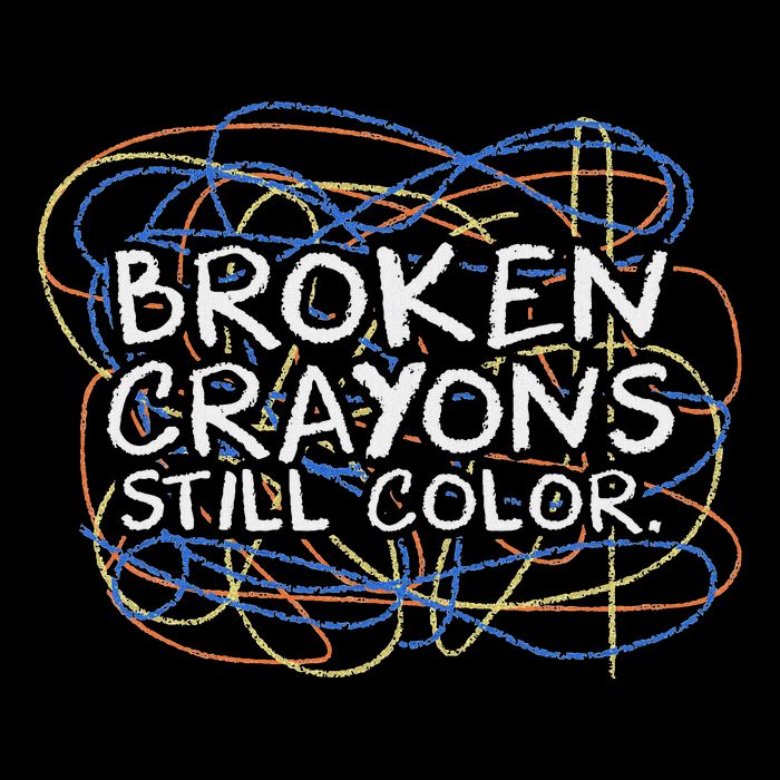 Cray Colors Child Art Broken Crayons Still Color Flat Bill Trucker Hat