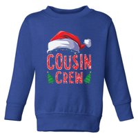 Christmas Cousin Crew Santa Hat Matching Pajamas Family Xmas Gift Toddler Sweatshirt