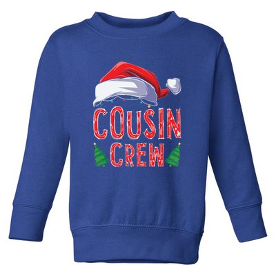 Christmas Cousin Crew Santa Hat Matching Pajamas Family Xmas Gift Toddler Sweatshirt